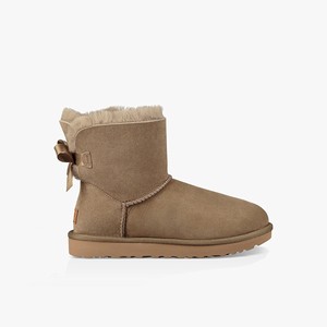 Ugg Mini Bailey Bow II Klassiska Stövlar Dam Bruna (426178GOC)